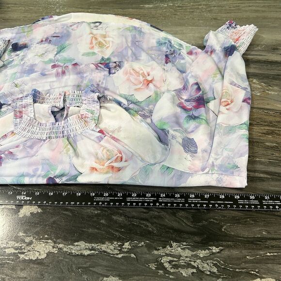 Torrid Womens Sleeveless Top Pink 4X Lightweight Breathable Pastel Flora… - Picture 8 of 10